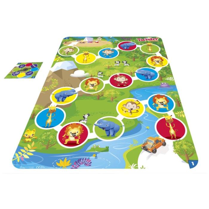 Hasbro - HASBRO Spel Twister Junior 2 Games In 1 (DK/NO)