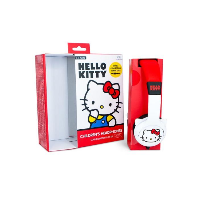 HELLOKITTY - HELLOKITTY Hörlur Hello Kitty On-Ear 85db Trådbunden Med Öron