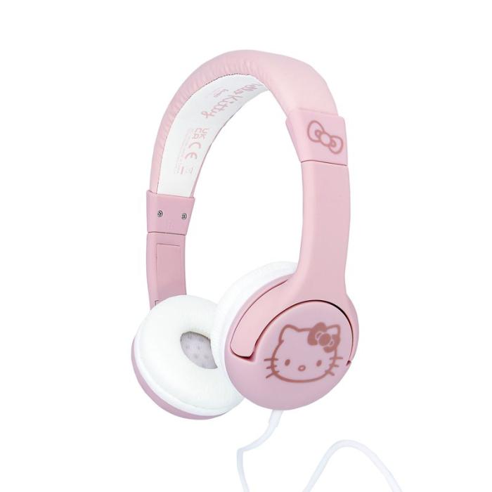 HELLOKITTY - HELLOKITTY Hörlur Hello Kitty On-Ear 85dB Trådbunden Rose