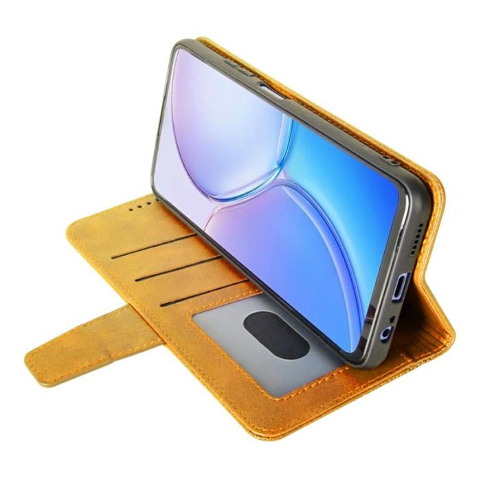 IDEWEI - IDEWEI Plånboksfodral för Samsung Galaxy S26 Konstläder Ställ - Brun
