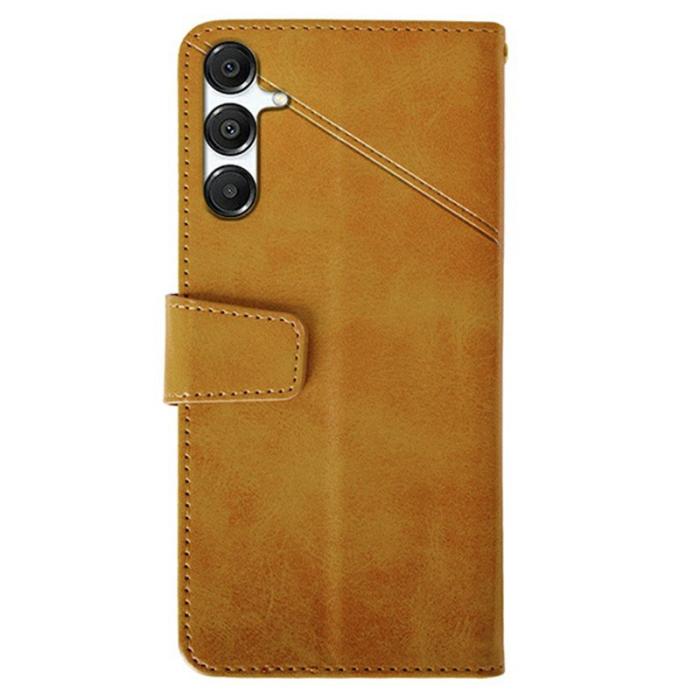 IDEWEI - IDEWEI Plånboksfodral för Samsung Galaxy S26 Konstläder Ställ - Brun