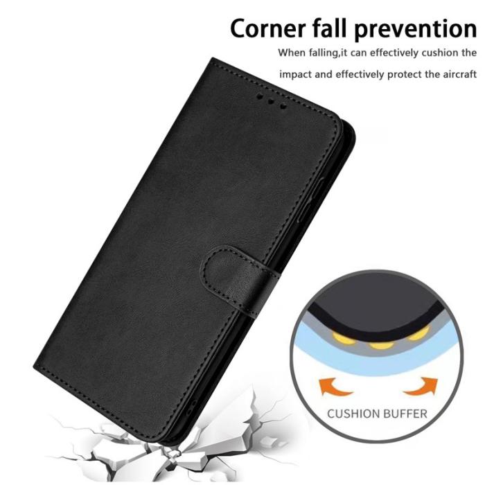 OEM - Plånboksfodral för Samsung Galaxy S26 Flip Ställ Konstläder - Svart