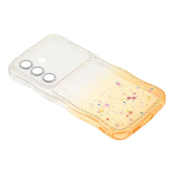 OEM - Mobilskal för Samsung Galaxy S26 Glitter TPU - Gradient Gul