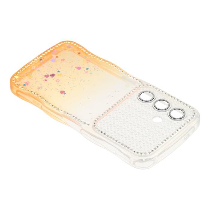 OEM - Mobilskal för Samsung Galaxy S26 Glitter TPU - Gradient Gul