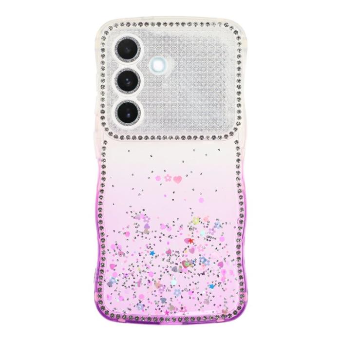 OEM - Mobilskal för Samsung Galaxy S26 Glitter TPU - Gradient Lila