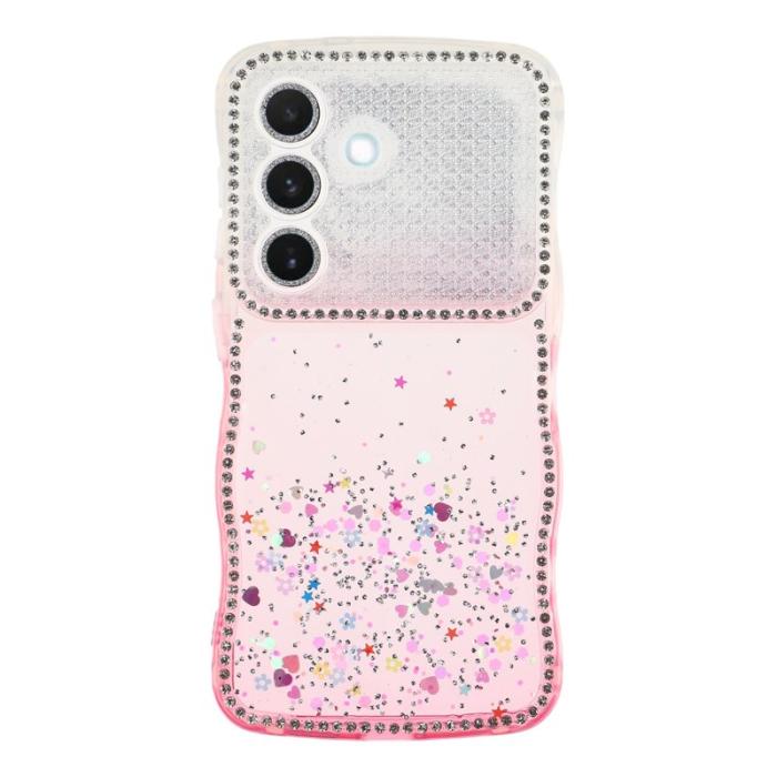 OEM - Mobilskal för Samsung Galaxy S26 Glitter TPU - Gradient Rosa