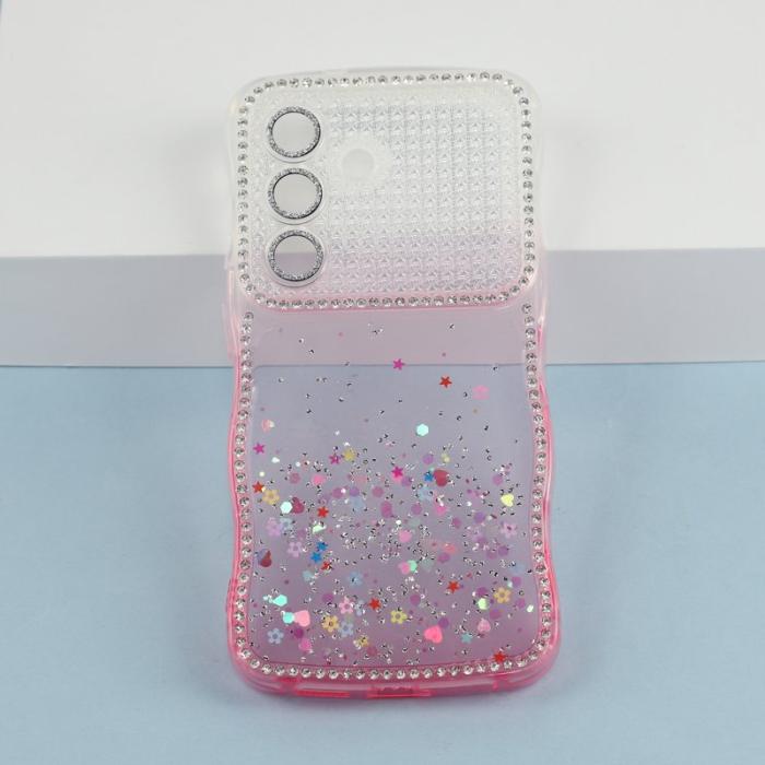 OEM - Mobilskal för Samsung Galaxy S26 Glitter TPU - Gradient Rosa