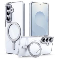 OEM - Mobilskal f&ouml;r Samsung Galaxy S26 TPU + Akryl med Kickstand - Silver