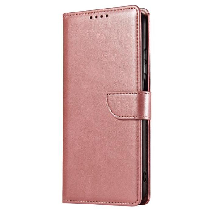 UTGATT1 - Magnet Elegant Kickstand Fodral Xiaomi Redmi Note 10 5G / Poco M3 Pro - Rosa