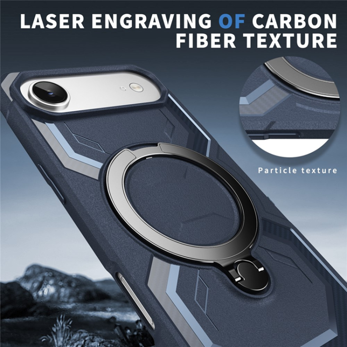 A-One Brand - Mobilskal till iPhone Air MagSafe Kickstand TPU + PC - Blå