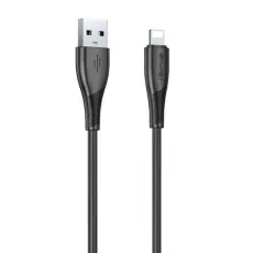 Awei - Awei USB-A Till Lightning 1m Kabel - Svart