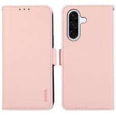 ABEEL - ABEEL Mobilskal till Samsung Galaxy A36 5G Konstl&auml;der RFID-Skydd Rosa