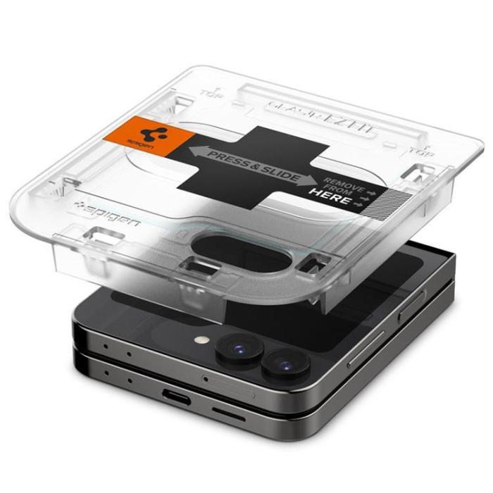 Spigen - Spigen [2-Pack] Galaxy Z Flip 5/6/7E Härdat Glas Skärmskydd 