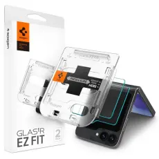 Spigen - Spigen [2-Pack] Galaxy Z Flip 5/6/7E H&auml;rdat Glas Sk&auml;rmskydd "EZ FIT"