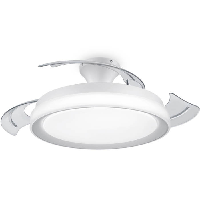 Philips - Philips Bliss Takfläkt med LED-belysning Varm-/kallvitt 4500 lm
