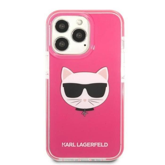 KARL LAGERFELD - Karl Lagerfeld iPhone 13 Pro Max Mobilskal Choupette Head