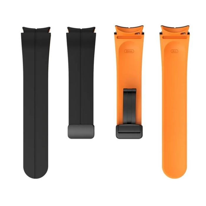 Taltech - Galaxy Watch 6 Classic (47mm) Armband - Svart/Orange
