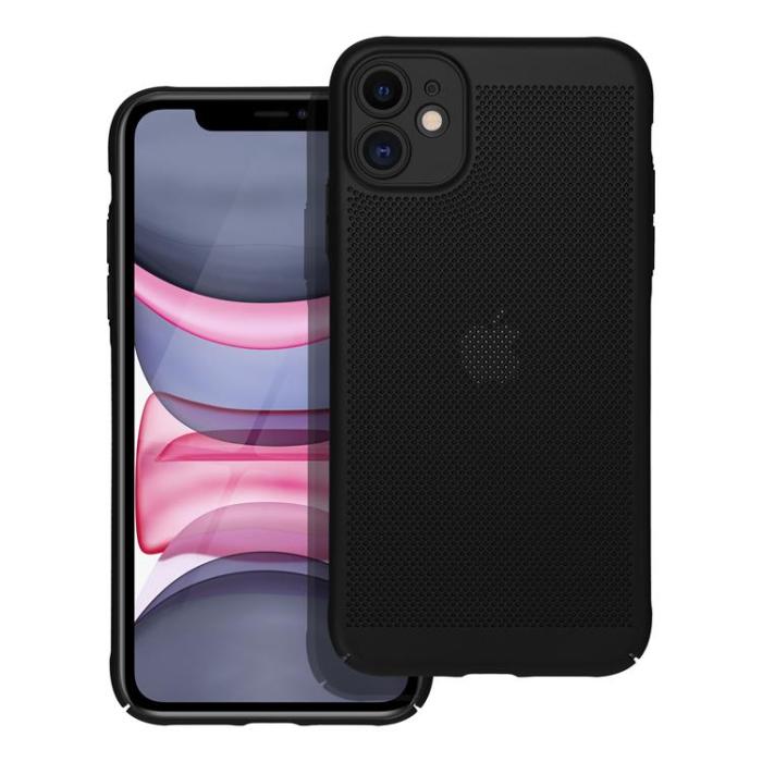 OEM - iPhone 12 Mobilskal Breezy - Svart