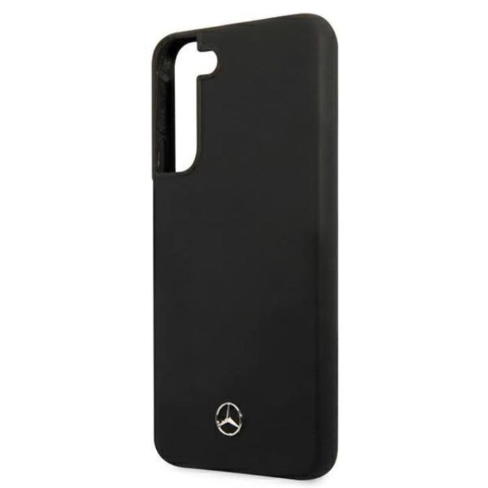 Mercedes - Mercedes Silicone Skal Galaxy S22 Plus - Svart