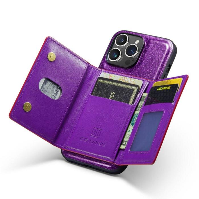 DG.MING - DG.MING M3 Series Mobilskal till iPhone 13 Pro 2-i-1 Lila