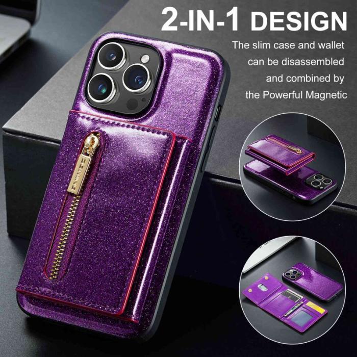 DG.MING - DG.MING M3 Series Mobilskal till iPhone 13 Pro 2-i-1 Lila