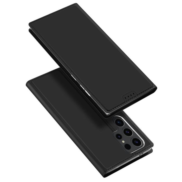 Dux Ducis - DUX DUCIS Skin Pro Samsung Galaxy S24 Ultra Plånboksfodral KonstLäder - Svart