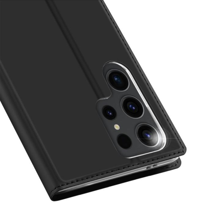Dux Ducis - DUX DUCIS Skin Pro Samsung Galaxy S24 Ultra Plånboksfodral KonstLäder - Svart