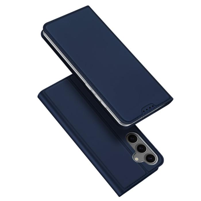 Dux Ducis - DUX DUCIS Skin Pro Series Samsung Galaxy S25 Fodral KonstLäder - Blå