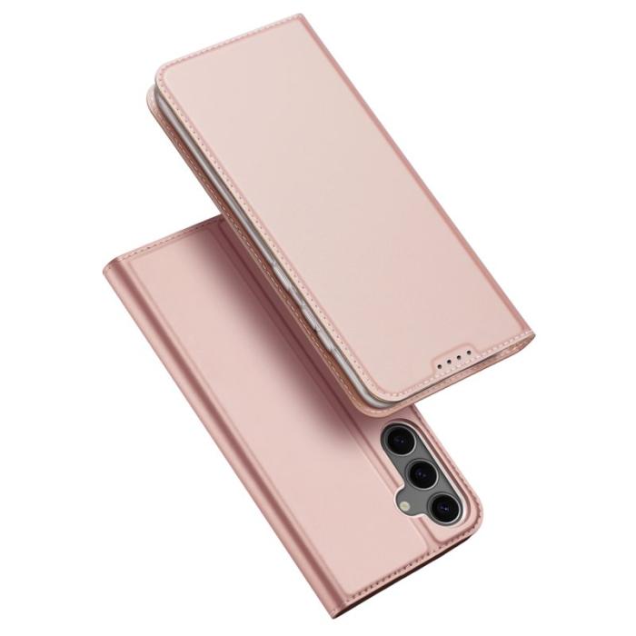 Dux Ducis - DUX DUCIS Skin Pro Series Samsung Galaxy S25 Fodral KonstLäder - Rosa
