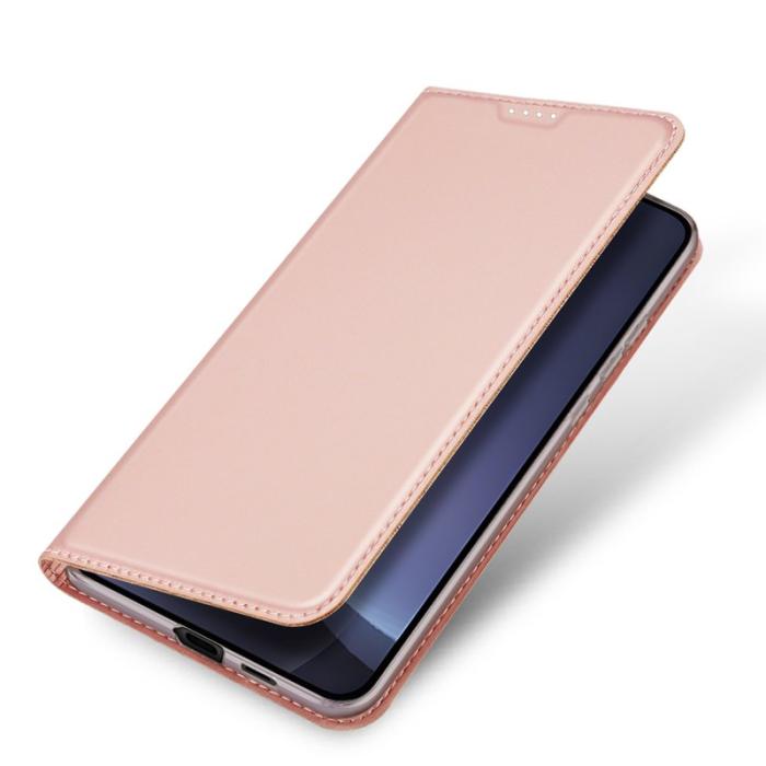 Dux Ducis - DUX DUCIS Skin Pro Series Samsung Galaxy S25 Fodral KonstLäder - Rosa