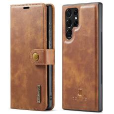 DG.MING - DG.MING &Auml;kta l&auml;der Case Samsung Galaxy S22 Ultra 5G Brun