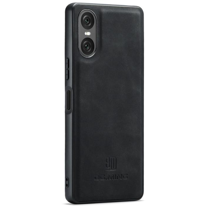 DG.MING - DG.MING Mobilskal till Sony Xperia 10 VI PU Läder + PC + TPU - Svart