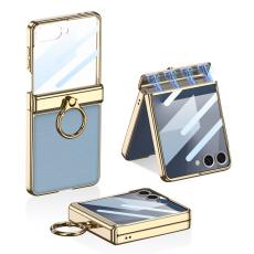 GKK - GKK Samsung Galaxy Z Flip7 Fodral PU PC - Bl&aring;