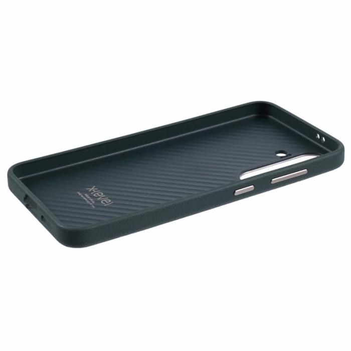 X-Level - X-LEVEL Mobilskal till Samsung Galaxy S25 PU Läder Hård PC Grön