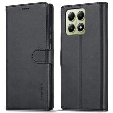 LC.imeeke - LC.IMEEKE Xiaomi 14T Pl&aring;nboksfodral Konstl&auml;der - Svart