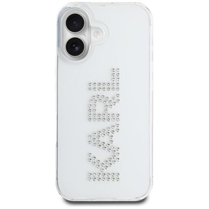 KARL LAGERFELD - Karl Lagerfeld iPhone 16 Mobilskal IML Rhinestones Logo - Transparent