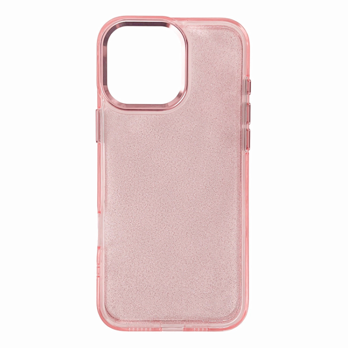 A-One Brand - iPhone 16e Mobilskal Glitter - Rosa
