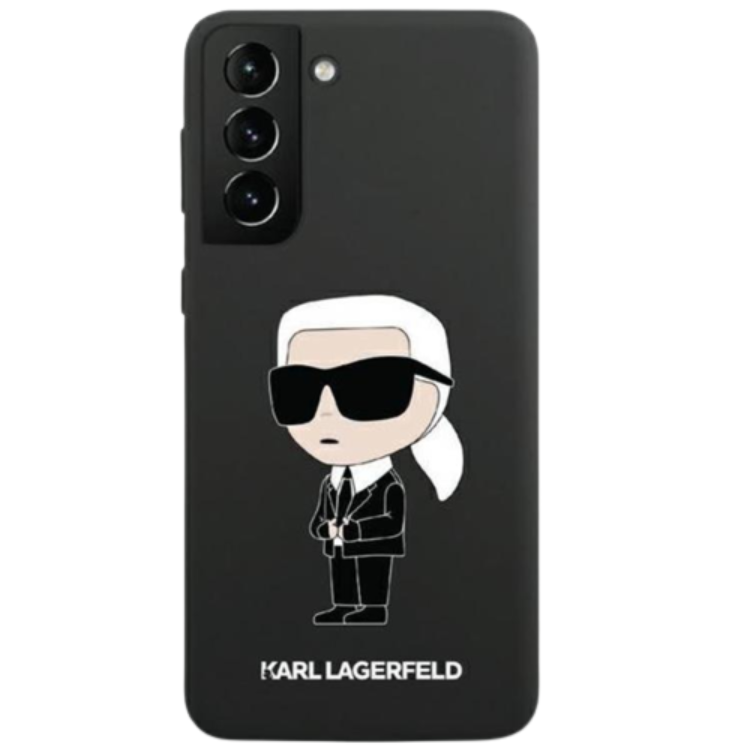 Karl Lagerfeld Galaxy S23 Skal Silicone Ikonik - Svart | 2353 | AlltMobil