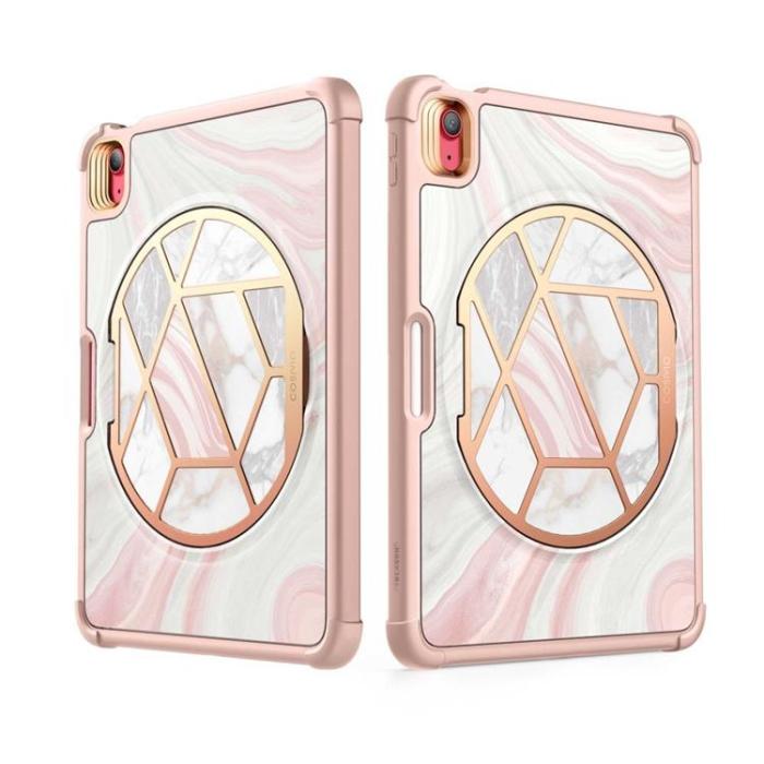 SupCase - SupCase Cosmo iPad 10.9 (2022) Skal - Marble Rosa