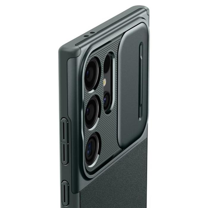 Spigen - Spigen Galaxy S24 Ultra Mobilskal Optik Armor - Abyys Grön