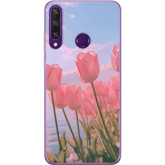 iSecrets - Mobilskal till Huawei Y6p med Rosa Tulpaner