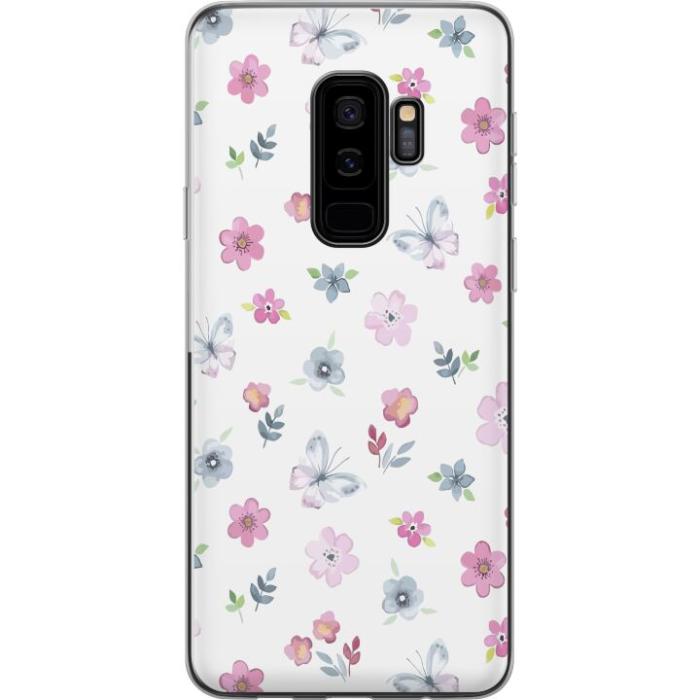 iSecrets - Mobilskal till Samsung Galaxy S9+ med Blommor och fjärillar