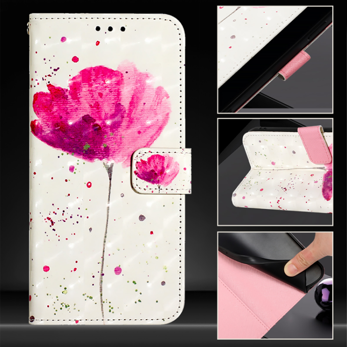 A-One Brand - iPhone 17 Pro Plånboksfodral Printing Pattern Med Strap