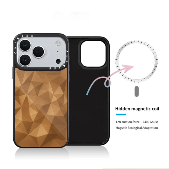 A-One Brand - iPhone 17 Pro Mobilskal MagSafe Aluminium Silikon