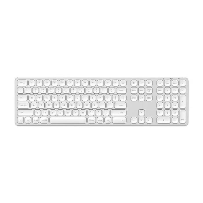 UTGATT1 - Satechi Trådlöst Tangentbord För Upp Till 3 Enheter - Nordisk Layout - Silver