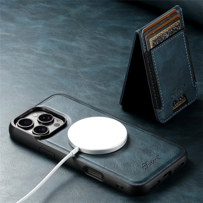 SUTENI - SUTENI iPhone 16 Pro Mobilskal MagSafe Korthållare H17