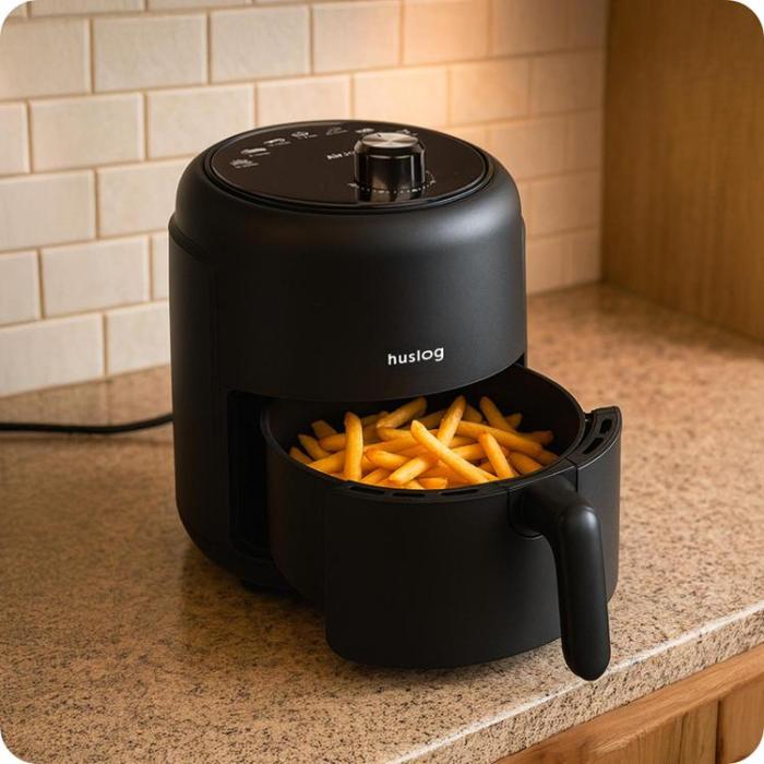 Huslog - Huslog Air Fryer 1000W HUS1059 - Svart