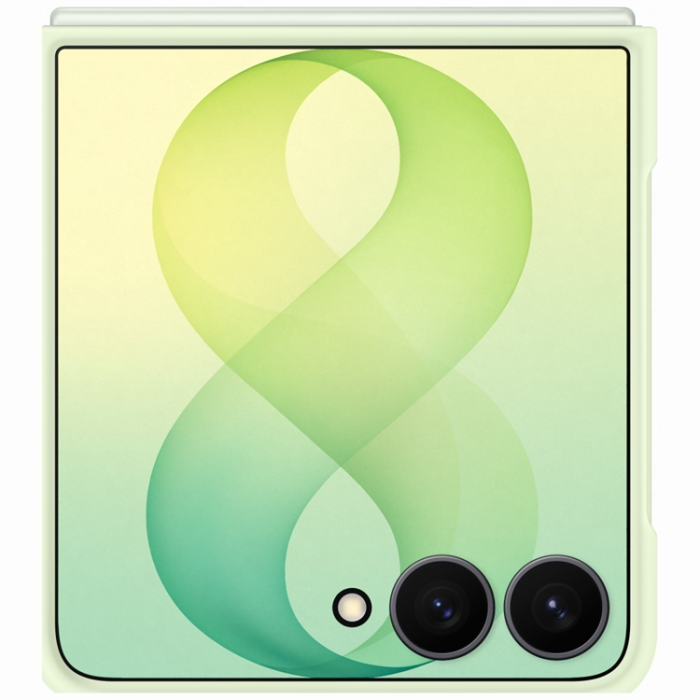 Samsung - Samsung Mobilskal för Galaxy Z Flip 8 Silikon Ring Magnet - Grön
