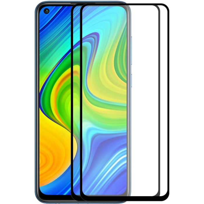 A-One Brand - [2-PACK] Xiaomi Redmi 10 4G (2021/2022) Härdat Glas Skärmskydd - Svart