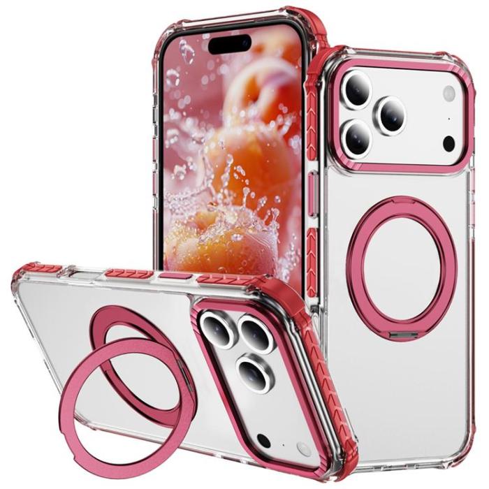 A-One Brand - iPhone 17 Pro Max Mobilskal MagSafe Anti Drop - Röd